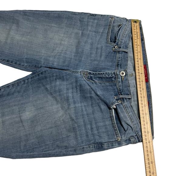 Lucky Brand Jeans Womens Size 8 Blue Sweet Crop Mid Rise Light Wash Denim Pants - Picture 11 of 13